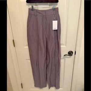 & Other Stories wide leg linen trousers